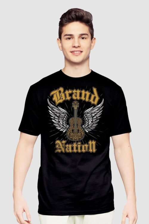 BN Men Guitar Wings Graphic Tee