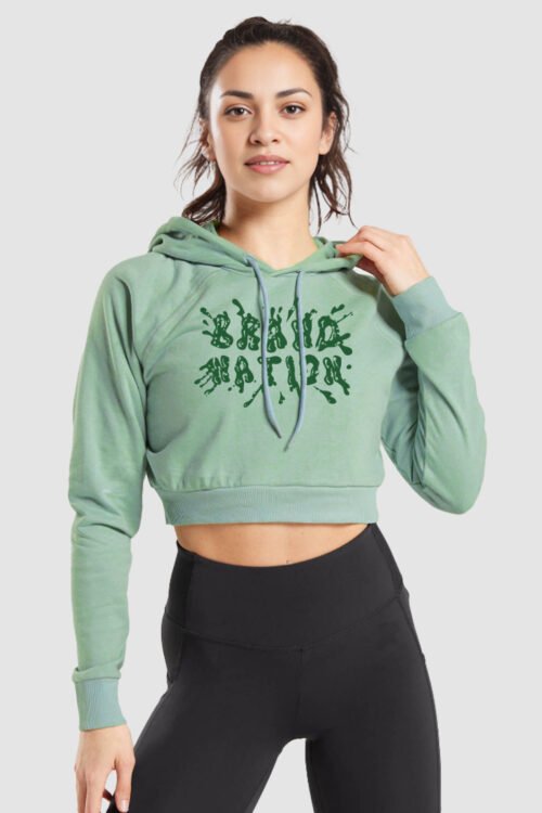 BN Eco-Chic Cropped Hoodie