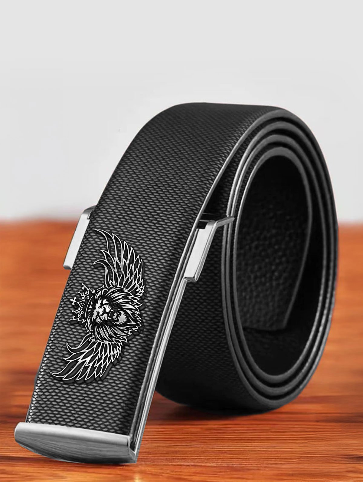 Regal Winged Lion Leather Belt - Image 2