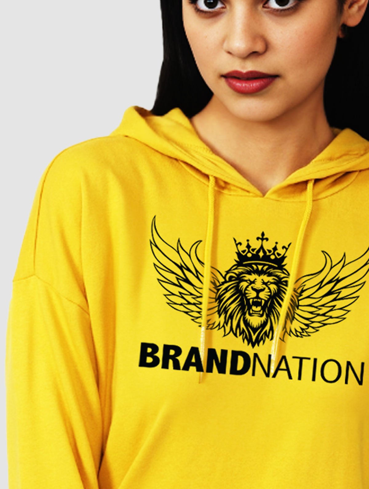 BN Ladies Stylish Graphic Hoodie - Image 3